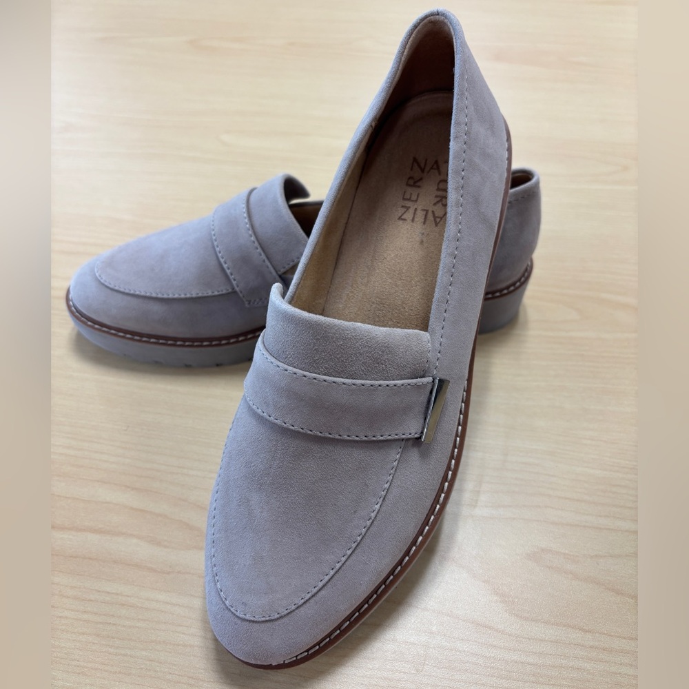 Naturalizer Women’s Suede Slip-On Loafers - Picture 5 of 7